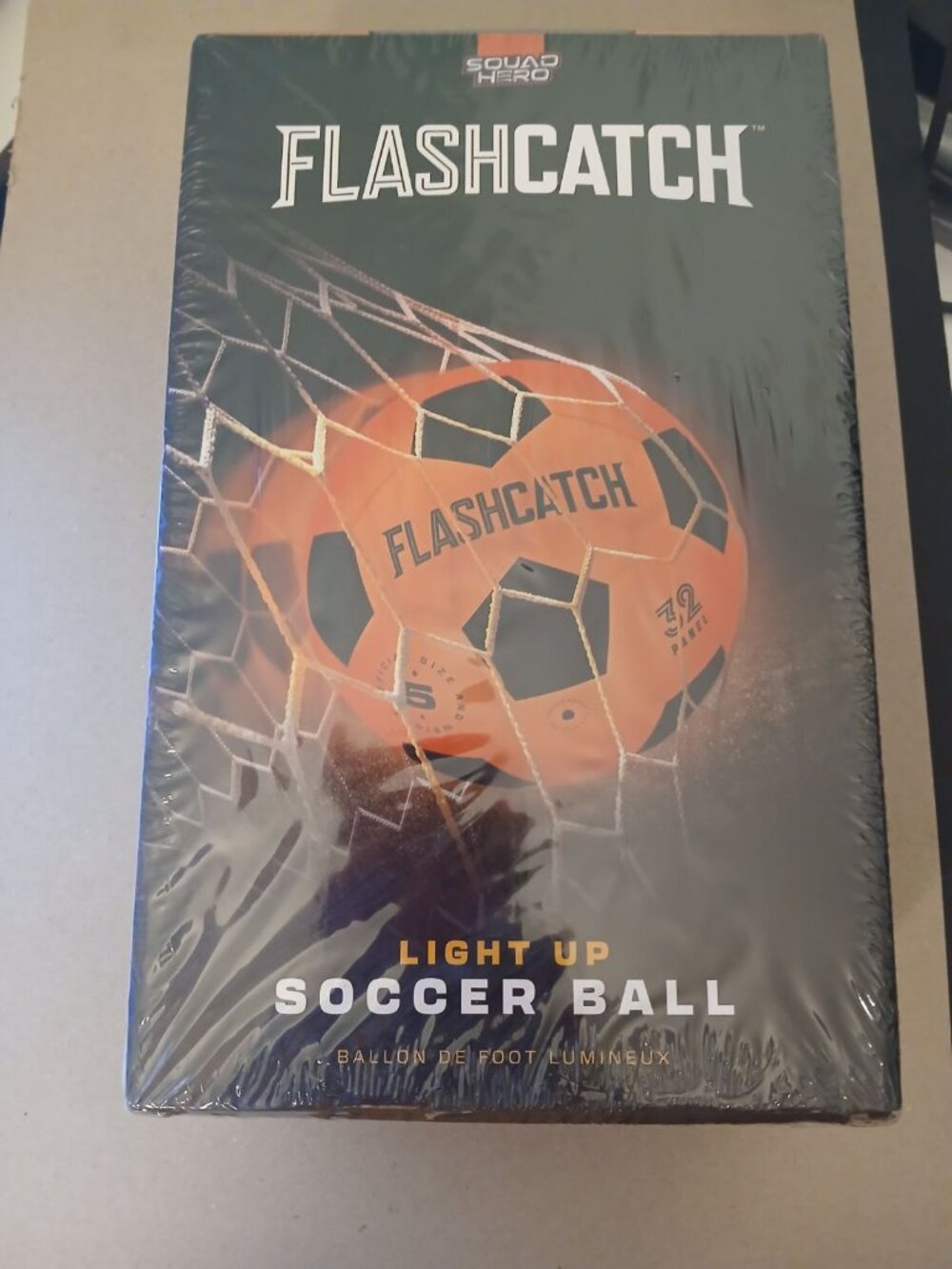 Squad Hero Flash Catch Light Up Soccer Ball NEW NWT